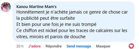 Avis client Facebook