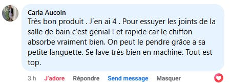 Avis client Facebook