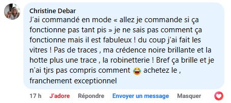 Avis client Facebook