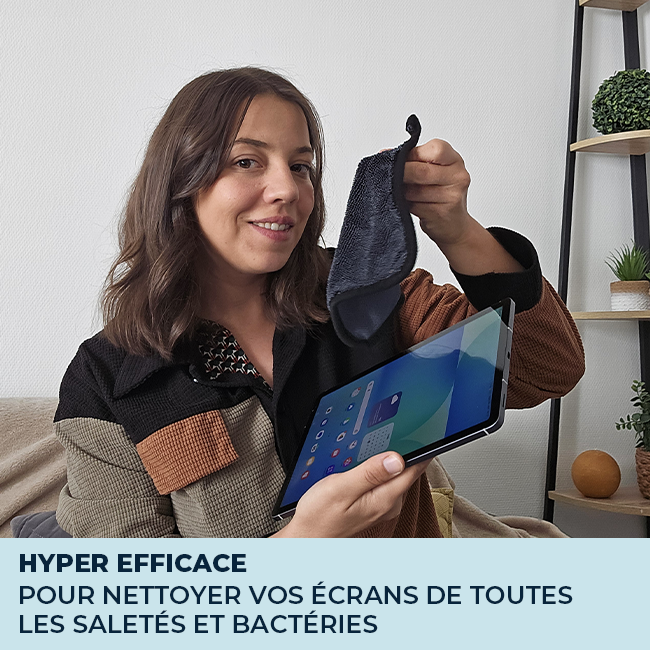 MiroClean Mini - Chiffon microfibre pour lunettes, smartphones & écrans